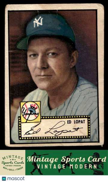 1952 Topps Ed Lopat #57