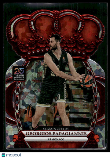 2024-25 Panini Crown Royale Georgios Papagiannis #49 Crystal Red /49
