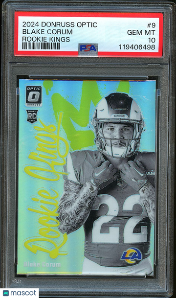 2024 Panini Donruss Optic Blake Corum #9 [Base] Rookie Insert PSA 10