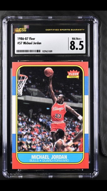 1986-87 Fleer Michael Jordan #57