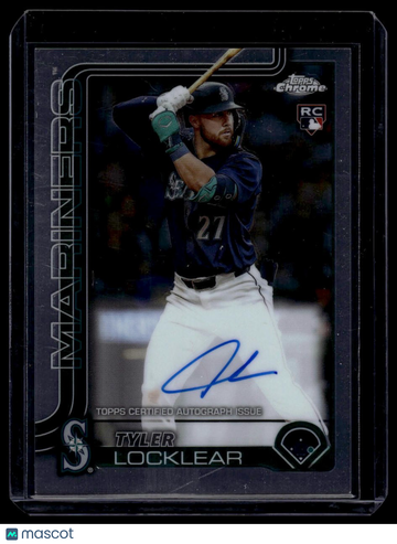 2025 Topps Chrome Tyler Locklear #RA-TL Rookie Autographs AU