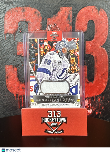 2024-25 Upper Deck The Cup Renditions Relics Andrei Vasilevskiy #RR-AV Patch
