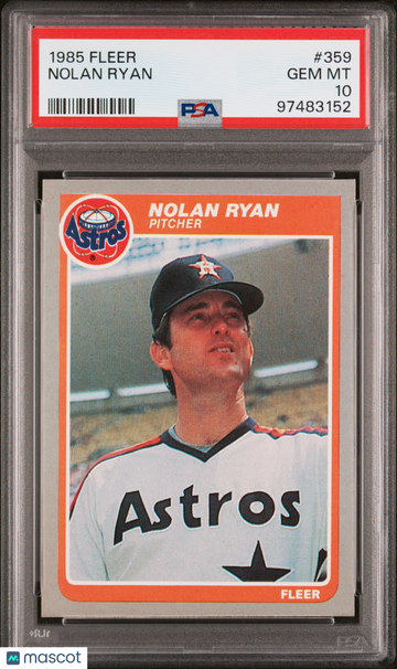 1985 Fleer Nolan Ryan #359 PSA 10