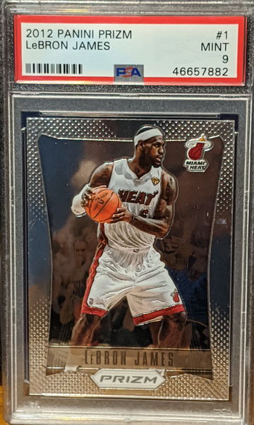 LeBron James 2012 Prizm PSA 9