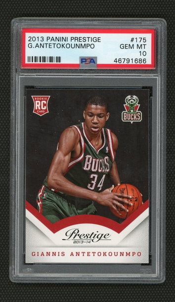 Giannis Antetokounmpo 2013 Panini Prestige PSA 10