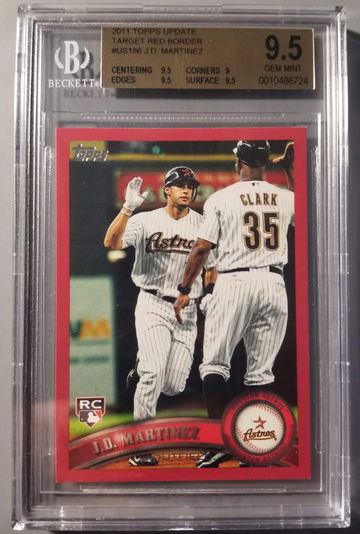 2011 Topps Update Target Red JD Martinez RC 
