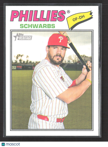 2026 Topps Heritage Kyle Schwarber #159 Nickname Variation
