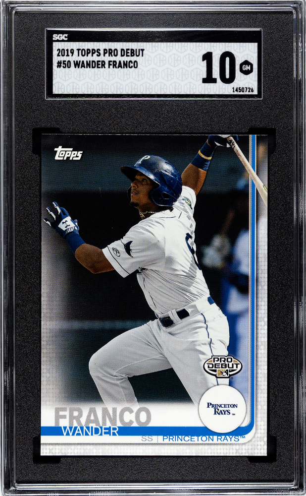 2019 Topps Pro Debut Wander Franco #50 SGC 10