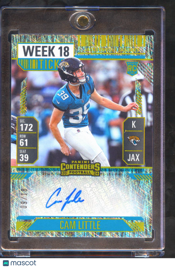 2025 Panini Contenders Football Cam Little #296 /18 RC