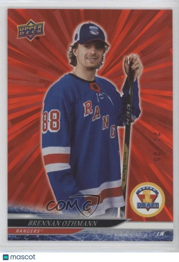 2024-25 Upper Deck Extended Series - [Base] - Outburst Red Brennan Othmann #735 Outburst Red 20/25