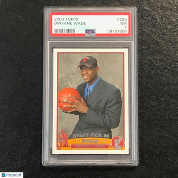 2003 Topps Dwyane Wade #225 PSA 7