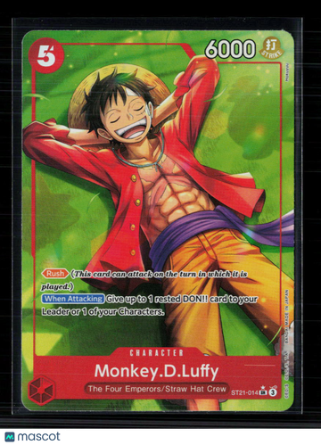 2024 One Piece Card Game Starter Deck Red Edward Newgate Monkey.D.Luffy ST21-014