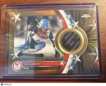 2026 Topps Chrome US Winter Olympics USA TED LIGETY #USM-TL Relic