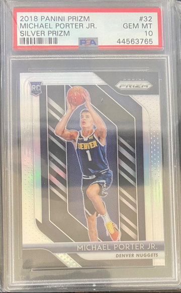 Michael Porter Jr 2018-19 Prizm Silver RC PSA 10