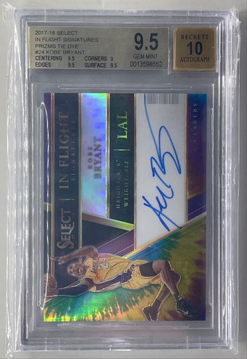 2017 Select Tie Die In Flight Kobe Bryant /25 BGS 9.5