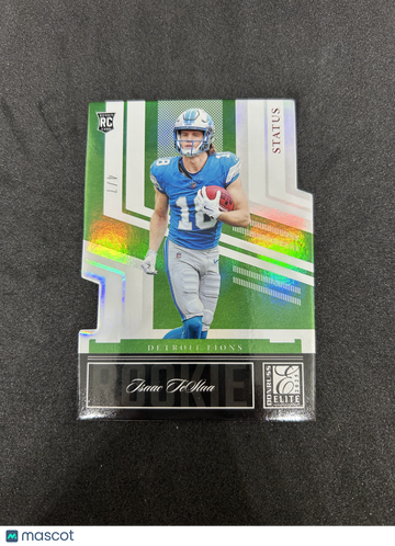 2025 Panini Donruss Elite Football Isaac TeSlaa #32 Status /7 RC