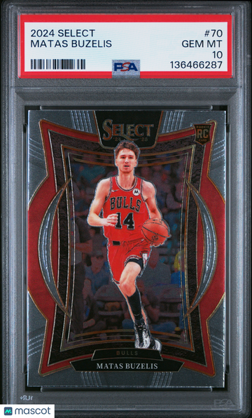 2024 Panini Select Matas Buzelis #70 PSA 10