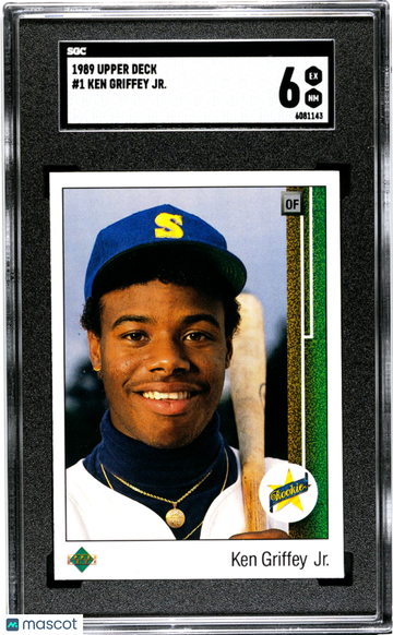 1989 Upper Deck Ken Griffey JR. #1 SGC 6
