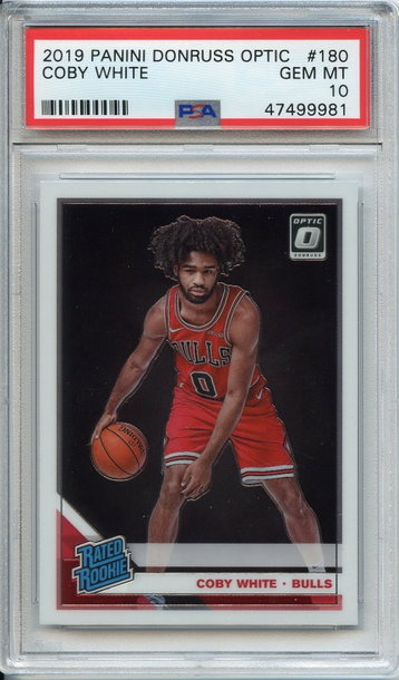 Coby White Optic Rookie PSA 10