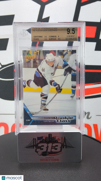 2005 UD Rookie Class Alexander Ovechkin #2 BGS 9.5
