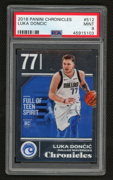Luka Doncic 2018 Panini Chronicles PSA 9