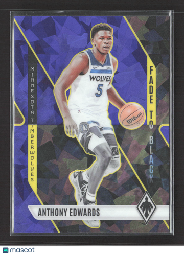 2024 Panini Phoenix Fade to Black Anthony Edwards #19