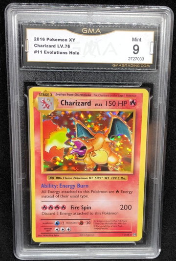 Charizard XY Evolutions Holo GMA 9