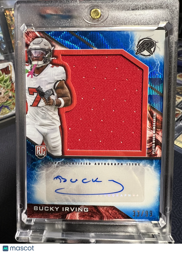 2025 Topps Resurgence Bucky Irving #RPA-BI /99 Autograph Patch RC