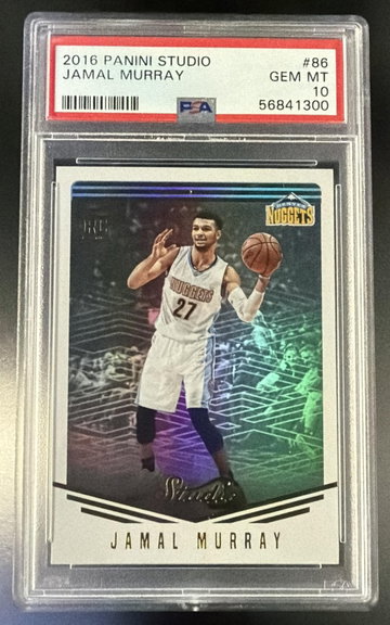 2016 Panini Studio Jamal Murray #86 PSA 10