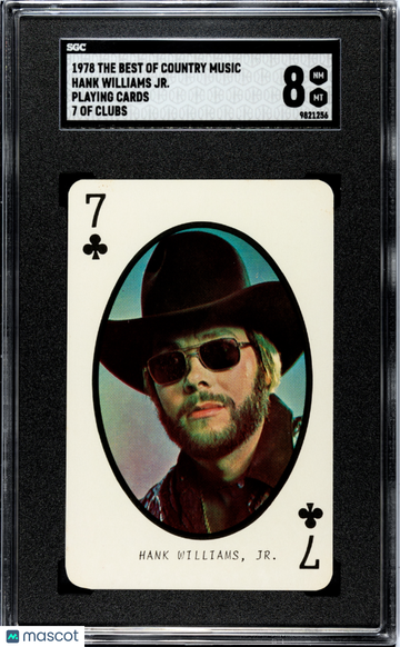 1978 The Best Of Country Music Playing Cards Hank Williams JR. SGC 8