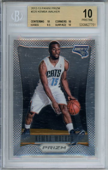 KEMBA WALKER 2012 PANINI PRIZM BGS BECKETT PRISTINE 10