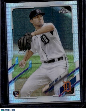 2021 Topps Chrome Casey Mize #4 Prism Refractor RC