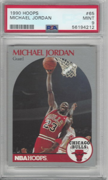 1990 Hoops Michael Jordan #65 PSA 9