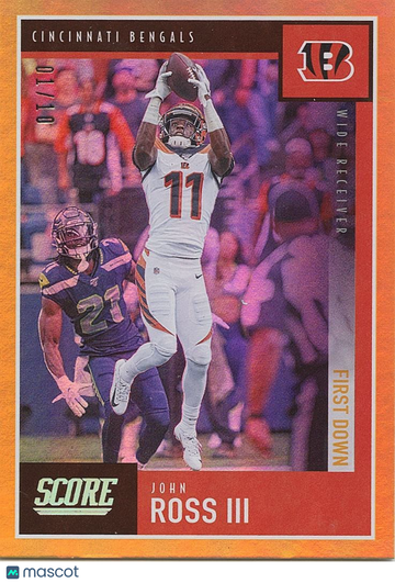 John Ross 2020 Score Cincinnati Bengals