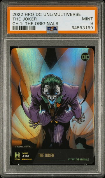 💎🚨 DC COMICS THE JOKER: MYTHIC PSA 9 👻🃏 PHYSICAL CARD ONLY 🚨LOW #A186 📦