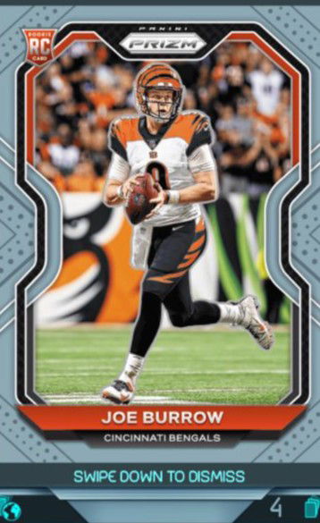 2020 Prizm Panini Blitz Joe Burrow RC