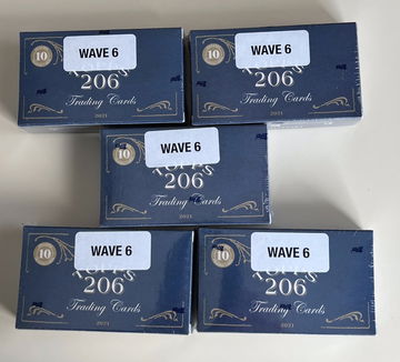 2021 Topps 206 - Wave 6 - 5 Boxes - Possible Judge Auto, Dalbec Auto, Cronenworth Auto, Ke'Bryan Hayes RC