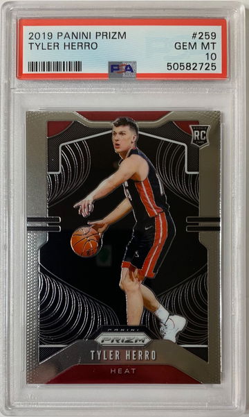 2019 Panini Select Tyler Herro PSA 10 Gem Mint #169 Miami Heat