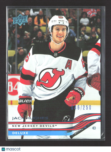 2026 Upper Deck Series 2 Hockey Deluxe Jack Hughes #351 046/250