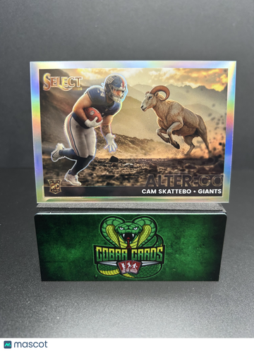 2025 Panini Select Prizm Alter Ego Cam Skattebo #20 RC