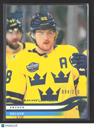 2026 Upper Deck Extended Series Deluxe #672 William Nylander 094/250 NHL Ice Hockey Card Excellent