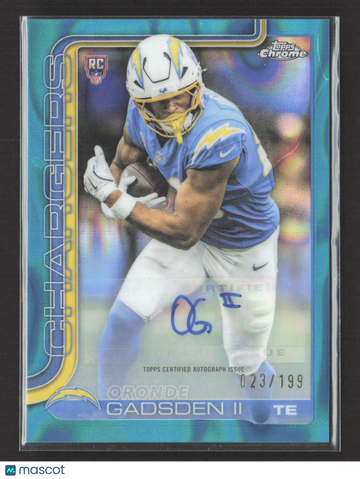 2025 Topps Chrome Oronde Gadsden II #RRA-OGII /199 RC
