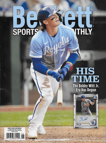 Beckett Sports Card Monthly Price Guide Magazine June 2022 Bobby Witt Jr. Kansas City Royals