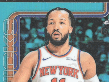 2025 Topps Chrome Jalen Brunson #101 Aqua /299
