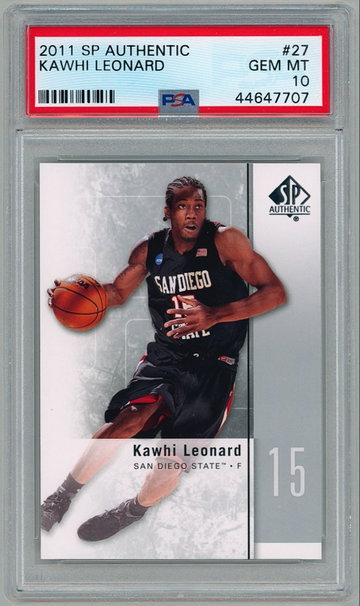 Kawhi Leonard 2011 SP Authentic