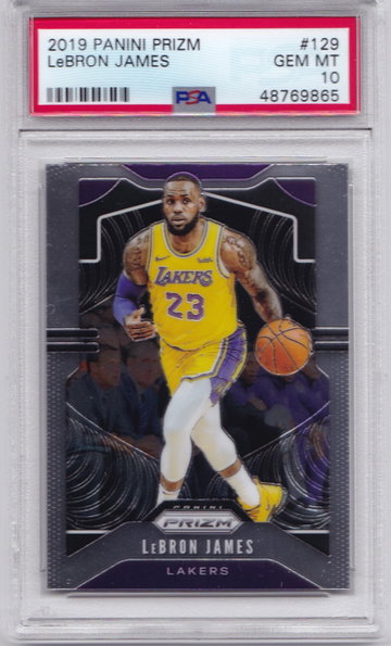 LeBron James 2019 Prizm PSA 10
