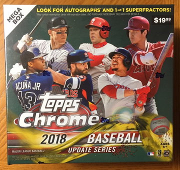 2018 Topps Chrome Update Mega Box