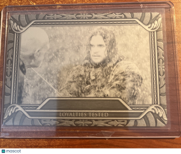 Kit Harington Insert Printing Plate Exclusive #JS16