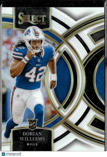 Dorian Williams 2024 Panini Select Football RC Buffalo Bills