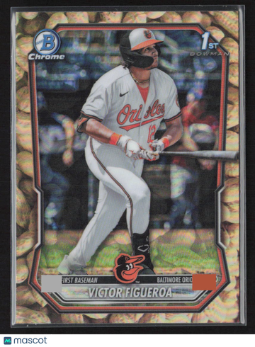 2026 Bowman Chrome Victor Figueroa #BCP-1 Lunar Glow Refractor 1st Bowman